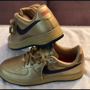 Nike Af1 Lo Sz 13 Charles Barkley Pack Gold/Navy/Red